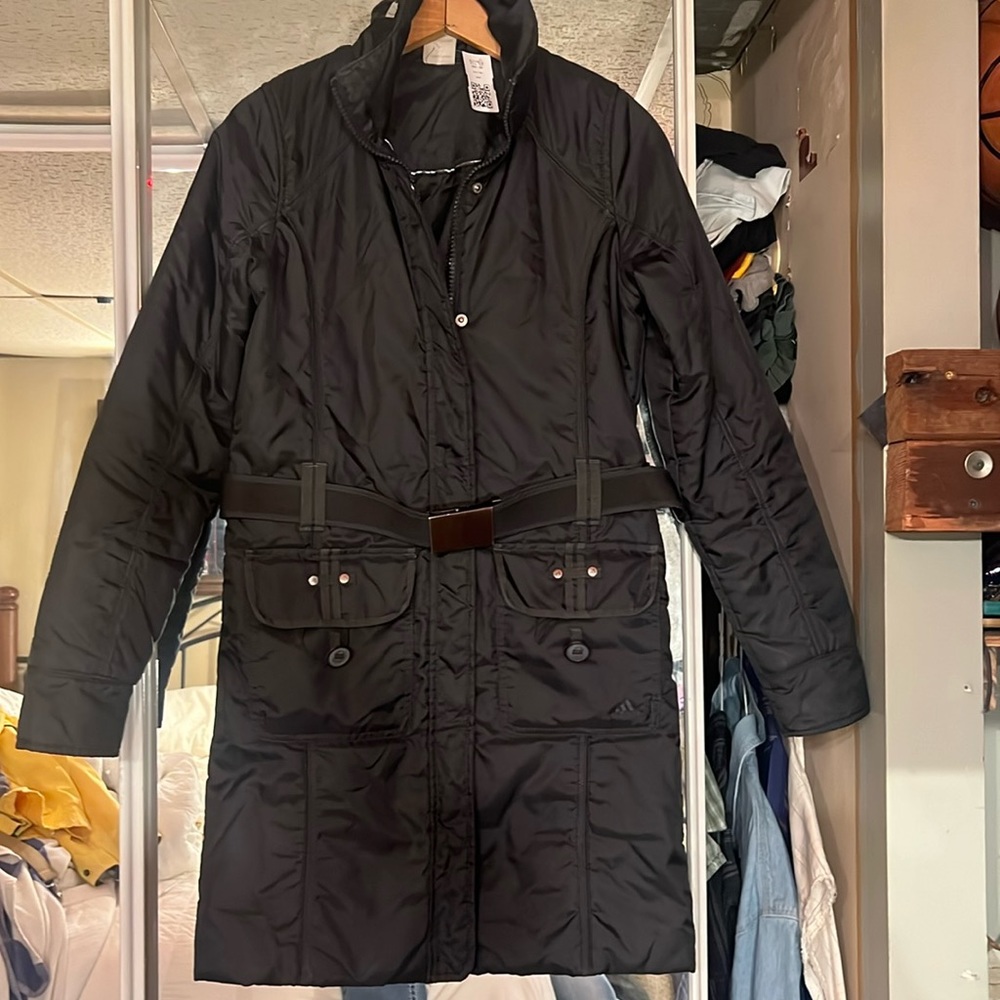 Adidas gray winter puffer ladies small